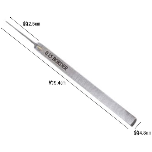 GLCoar 0.15mm, 0.3mm, 0.5mm, 0.7mm, 1.0mm Tungsten Chisel for Engraving Lines and Adding Detail To Plastic Model Kits (Gunpla) (0.5mm)