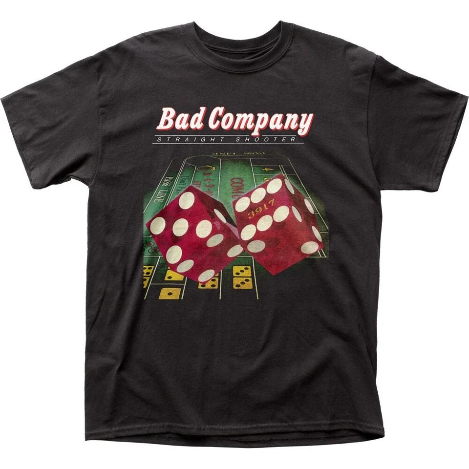 

Bad Company Straight Shooter Mens T Shirt Rock N Roll Music Band Tee New Black M