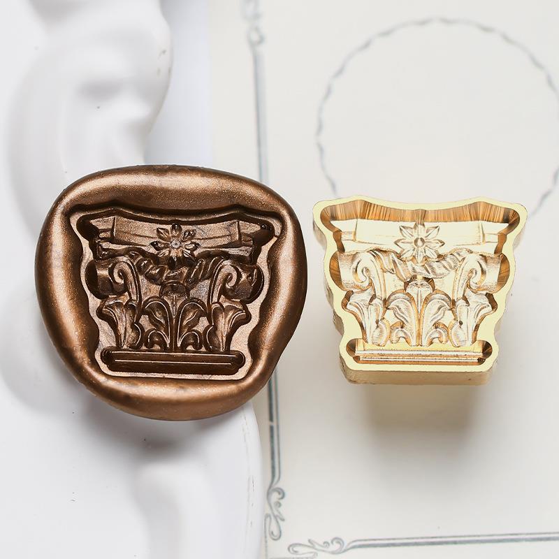 3D Relief Skulptur Europäischen Stil Dekorative Druck Wachs Siegel Stempel Klassische Siegel Briefmarken Hochzeit Karten Dekor
