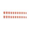 24 Pieces Blush French Cat's Eye Wearing Nail Removable Medium and Long T Nail Patch Nail Patch Ins Wind Whitening Live Nail Patch