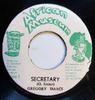 7inch Record GREGORY ISAACS  Secretary NONE African Museum 1983 Jamaica Reggae Ska  Dub Used