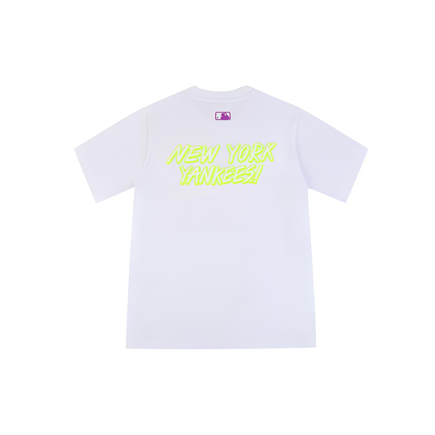 MLB Basic Collection T Shirt Unisex Ivory White 31TS12031-50I XXL