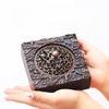 Retro Ebony Wood Incense Burner Solid Natural Wood Aromatherapy Indoor Zen Meditation Home Decor Creative Design Gift