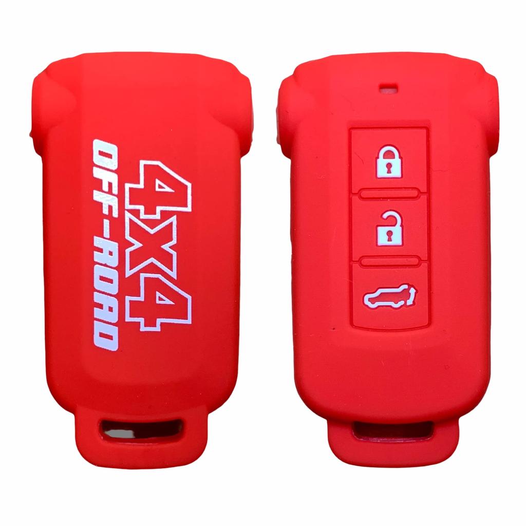 Suity Mitsubishi MITSUBISHI Delica D5 Smart Key Silicone Cover Specially Designed for Anti-Scratch Red