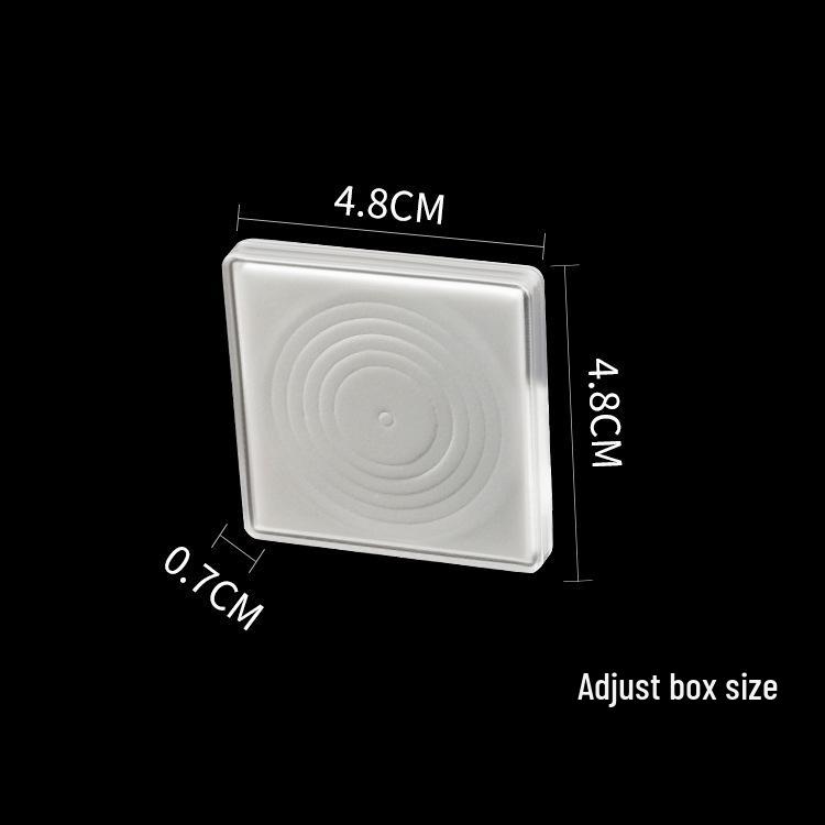 Coin Capsule Box Set: 40mm Square, 27mm Coin, 30mm Collection with Ring Storage