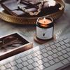 Lumiere - świeca zapachowa sojowa pomarańcza paczula mięta róża - yush - 120ml