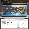 Acuario de Peces Betta de Alta Definición con Filtro y Oxigenador Integrados para Decoración de Sala de Estar
