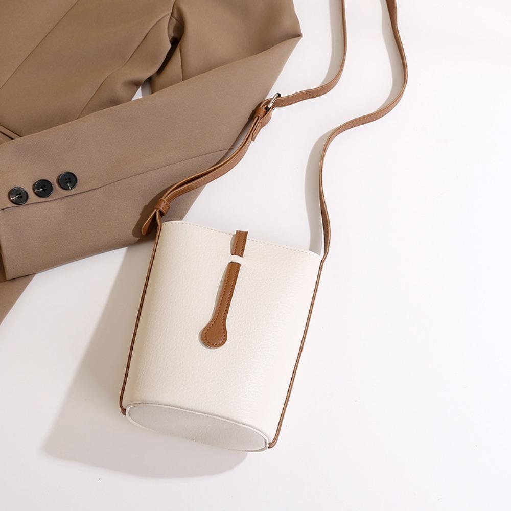 

Повседневная женская сумка кроссбоди, мягкий чехол для мобильного телефона, досуг, ПУ кожа, сумка на плечо, для путешествий коричневый/бежевый