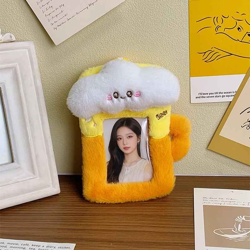 Plush Photocard Holders Cartoon Photo Albums Binder Photocard Album Kpop Cards Collect Book Binding Machine