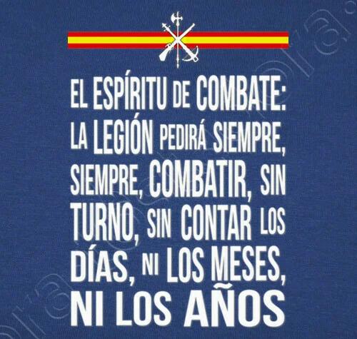 Legion Espanola Spanish Legion Legionary Creed TShirt Short Sleeve Casual 100 Cotton ONeck Summer Mens Tshirt Size S3XL S