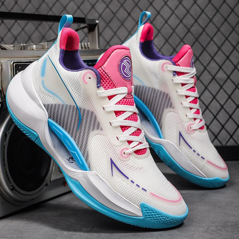 Scarpe da Basket per Uomo e Donna Estate Nuove Taglie Grandi Sneakers Rete Traspirante Antiscivolo Resistenti all'Usura Scarpe Sportive