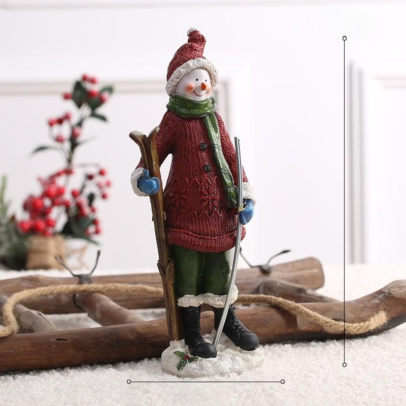 

Украшение на елку Рождественские смоляные олени Утиные украшения Современные праздничные товары Skateboard Snowman