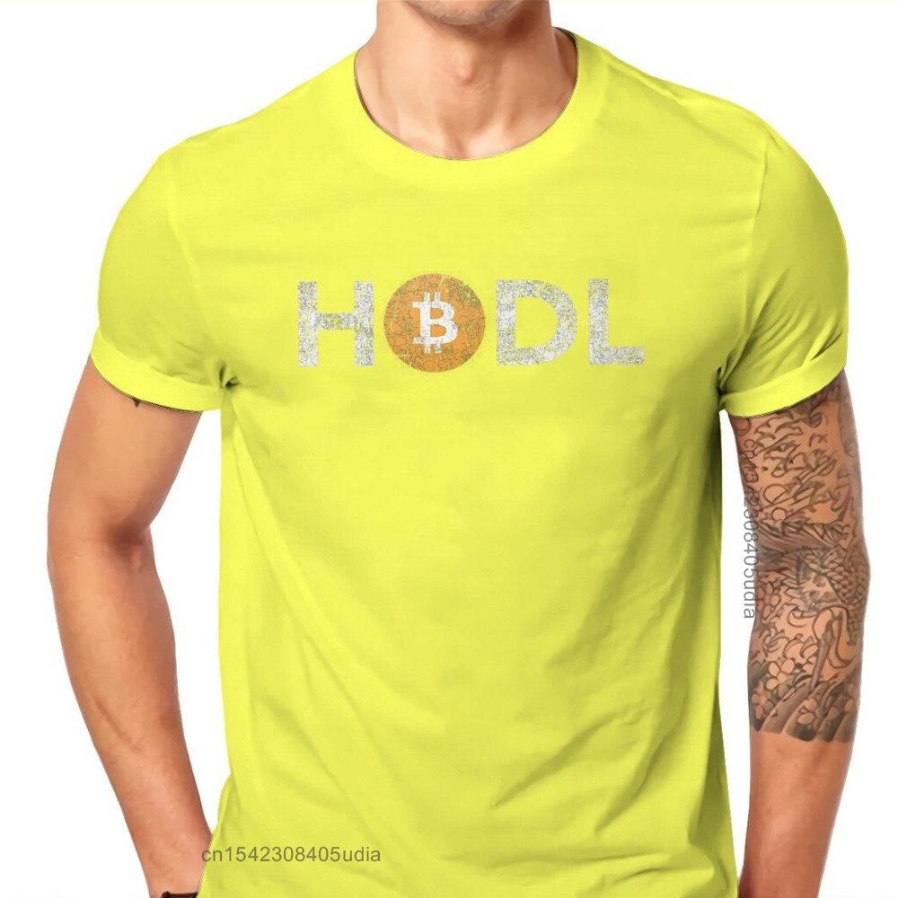 Bitcoin Cryptocurrency Meme Vintage Hodl T Shirt Vintage Goth Summer Loose Cotton Mens Camisa Streetwear Harajuku ONeck Tshirt