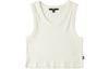 Tank Tops Women's Ecru Crew Neck Moderate Other VN000G3JFS8