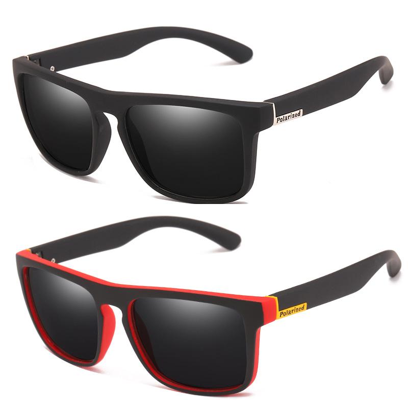 

2PCS Men‘s Polarized High Quality Square Sunglasses Women Men Colorful Trend Brand Sun Glasses Go Out Travel Male Female Glasses
