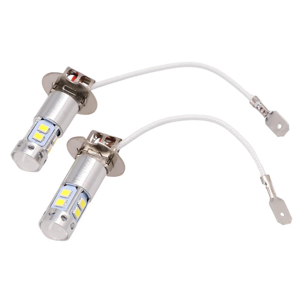 H3 LED Bulb 3000K Yellow 360° Beam Angle DC 12V /24V Fog Driving Lights