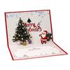 3D Pop-up Christmas Card with Custom Envelope and Hot Stamping