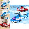 Childrens Rescue Helicopter Toy With Lights And Sound For Kids Play And Education