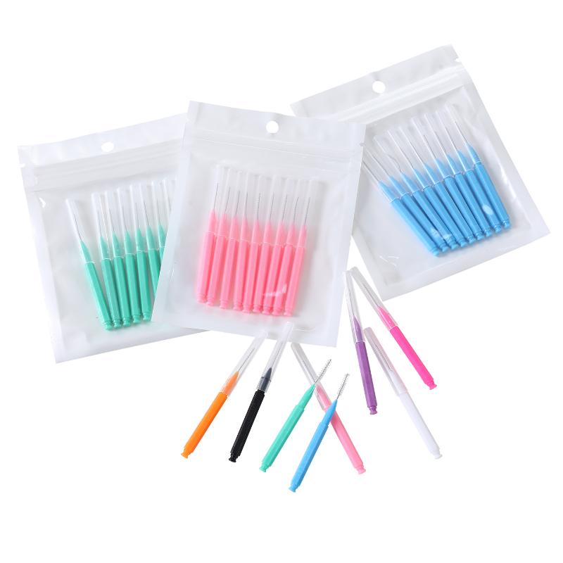 30Pcs I Shaped Interdental Brush Orthodontic Correction Tooth Gap Brush Teeth Braces Cleaning Soft Bristles