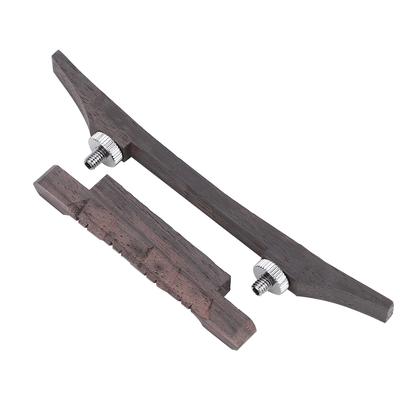 Högkvalitativ Justerbar Rosenträ Mandolin Stränghöjd Stall Musikinstrument Tillbehör