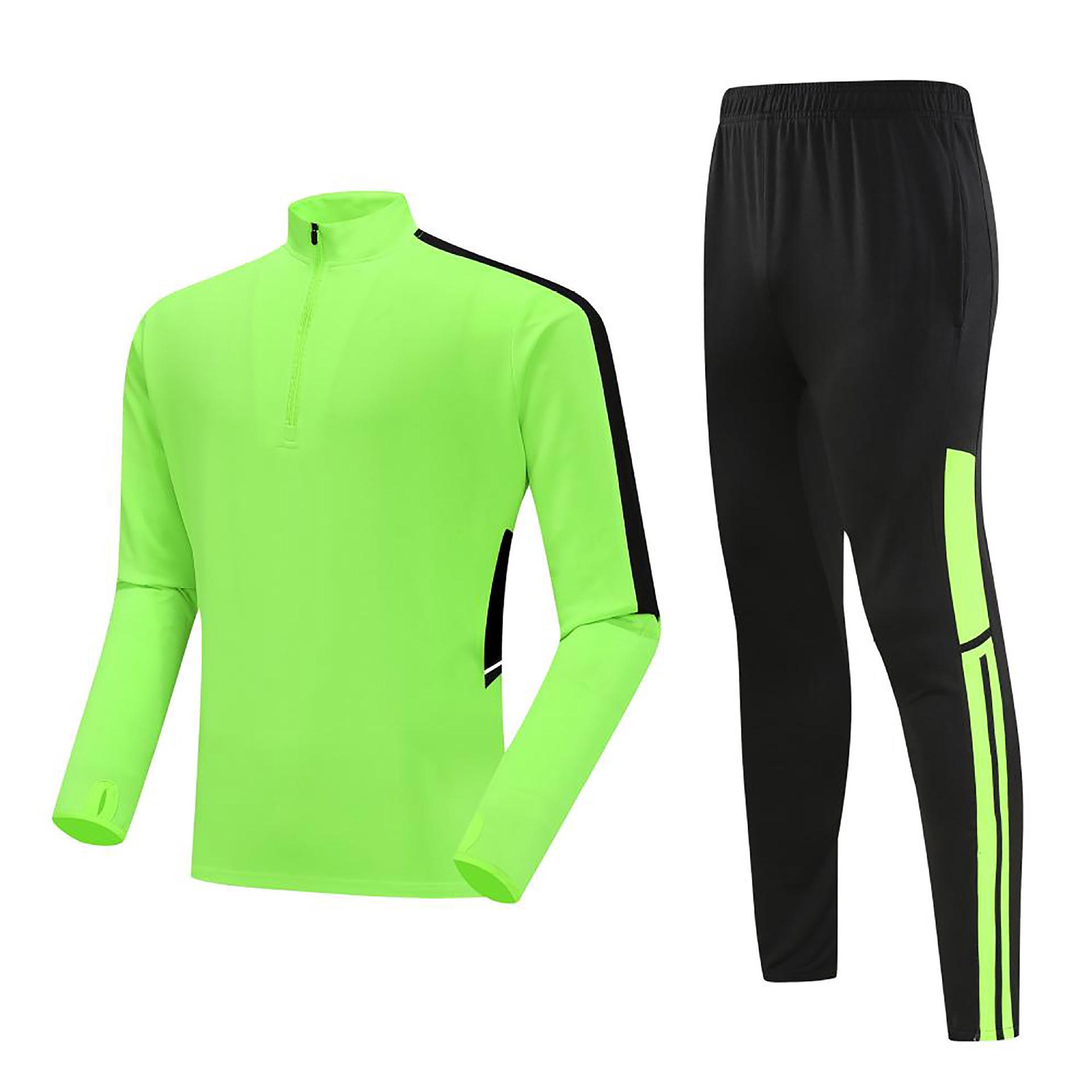 

Детский тренировочный костюм для баскетбола и футбола - Командная форма с длинным рукавом для осени/зимы 3XS флуоресцентный зеленый