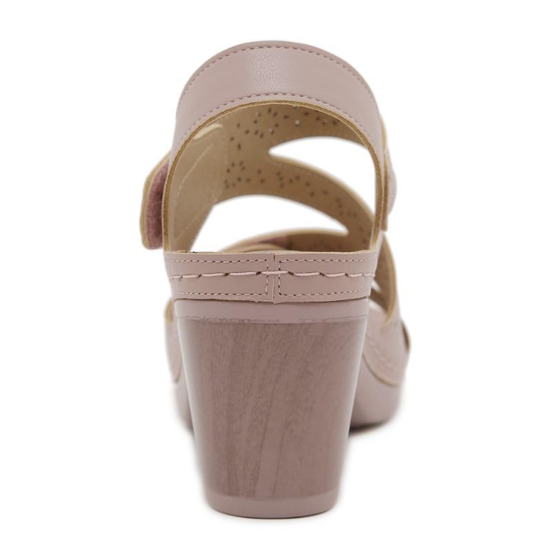 Sweet Sandals Women Atmospheric Fashion Large Size Slope Heel Shoes Beach Sandals
