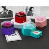Elegant Hexagon Flower Jewelry Case Featuring Preserved Flowers Unique Gifts Accessory for Trendy Couples In Love