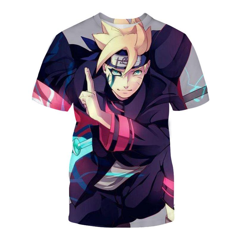 

Новая молодежная футболка Four Seasons Breathable Mesh Naruto для мужчин с 3D-принтом 6XL