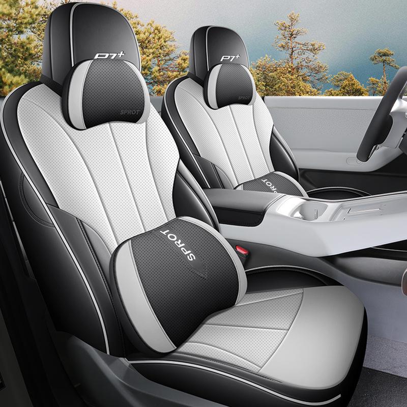 XPeng P7+ Seat Cushions & Covers: Fits Five Seats, All-Season.