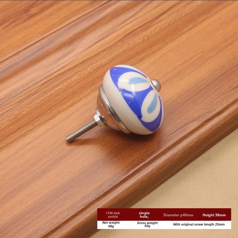 Modern American Ceramic Pumpkin Cabinet Handle