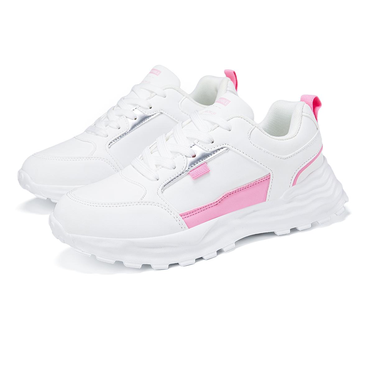 

TUINANLE Sports Dad Shoes для женщин розовые кроссовки женские дышащие туфли на платформе 39 розовый