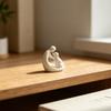 Hund und Besitzer Statue Ornament, Kompakte 3D-gedruckte Skulptur, Nordische minimalistische Schreibtischdekoration für Tierliebhaber Heimhandwerk