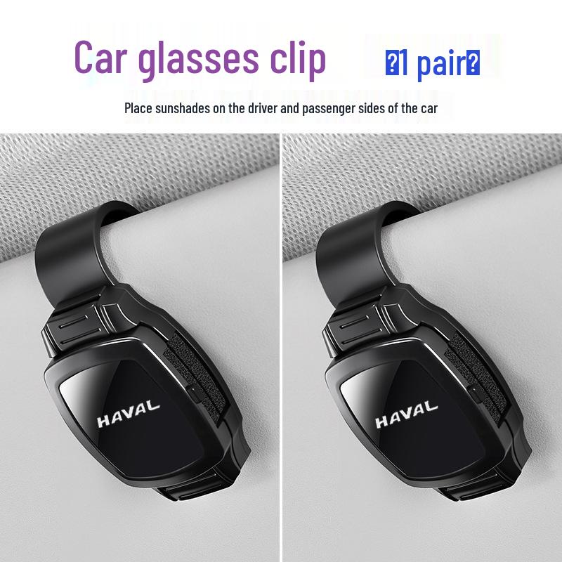 Compatible with Haval H6 H2S H5 H7 H9 M6: Auto Sun Visor Glasses Clip