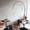 Nordic Long-pole Rotary Wall Lamp Modern Simple Design Art Luminaire for Restaurant Hotel Living Room Study Decoration Led Light