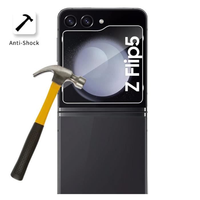 Verre Trempé pour Samsung Galaxy Z FLIP 5 [Pack 2] Film Vitre Protection Ecran Phonillico®