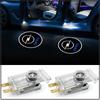 2 Peças Luzes de Boas-Vindas para Portas de Carro Lâmpada Projetora LED Acessórios Automotivos para Adam Ampera Corsa Insignia Karl Rocks-e Astra New Energy