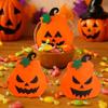 Portable Halloween Pumpkin Bag Drawstring Candy Bag Pumpkin Buckets Gift Bag  Holiday Party Decor