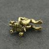 Retro Brass Tortoise Frog Miniature Statue Desk Decoration Decoration Home Decoration Bronze Sculpture