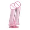 Crystal Jelly Dildo Double Stick Dick Penis g-Spot Anal Masturbator Men Women Lesbian Gay Adult Sex Toy For Couples  for  Woman