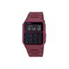 Youth Series Digital Calculator Fashionable LCD Display Multifunctional Waterproof Quartz Movement Resin Strap Men Watches Black CA-53WF-4B