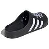 Jaunas Adilette koka tupeles Adidas 'Melns Balts Šņorējums' JH9848