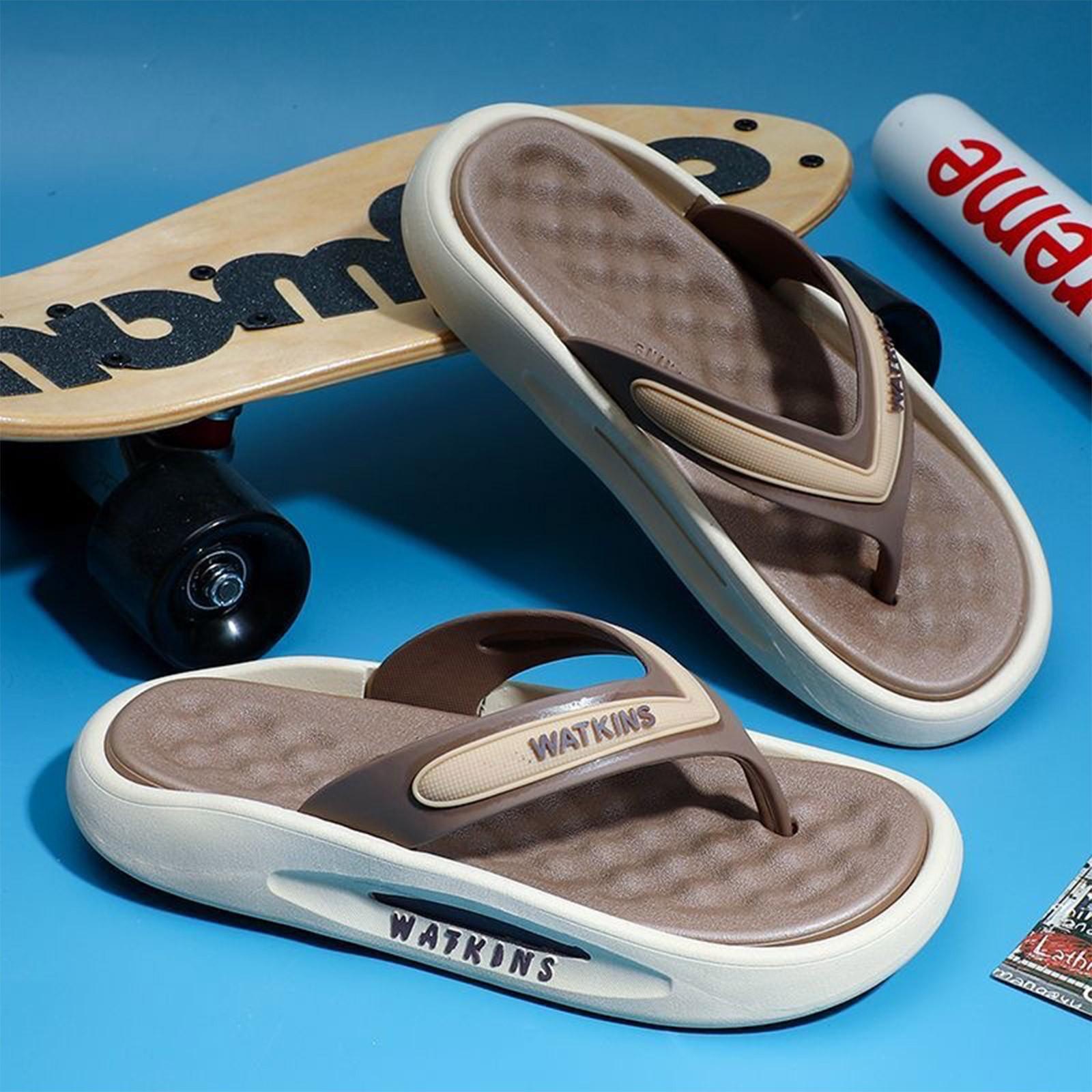 

Сандалии и шлепанцы унисекс летние износостойкие 44 хаки