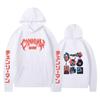 Autumn Winter Fashion Casual Hoodie Cartoon Anime Small Item Icon Double Sided Printed Men's Womens Loose Sports Hoodie