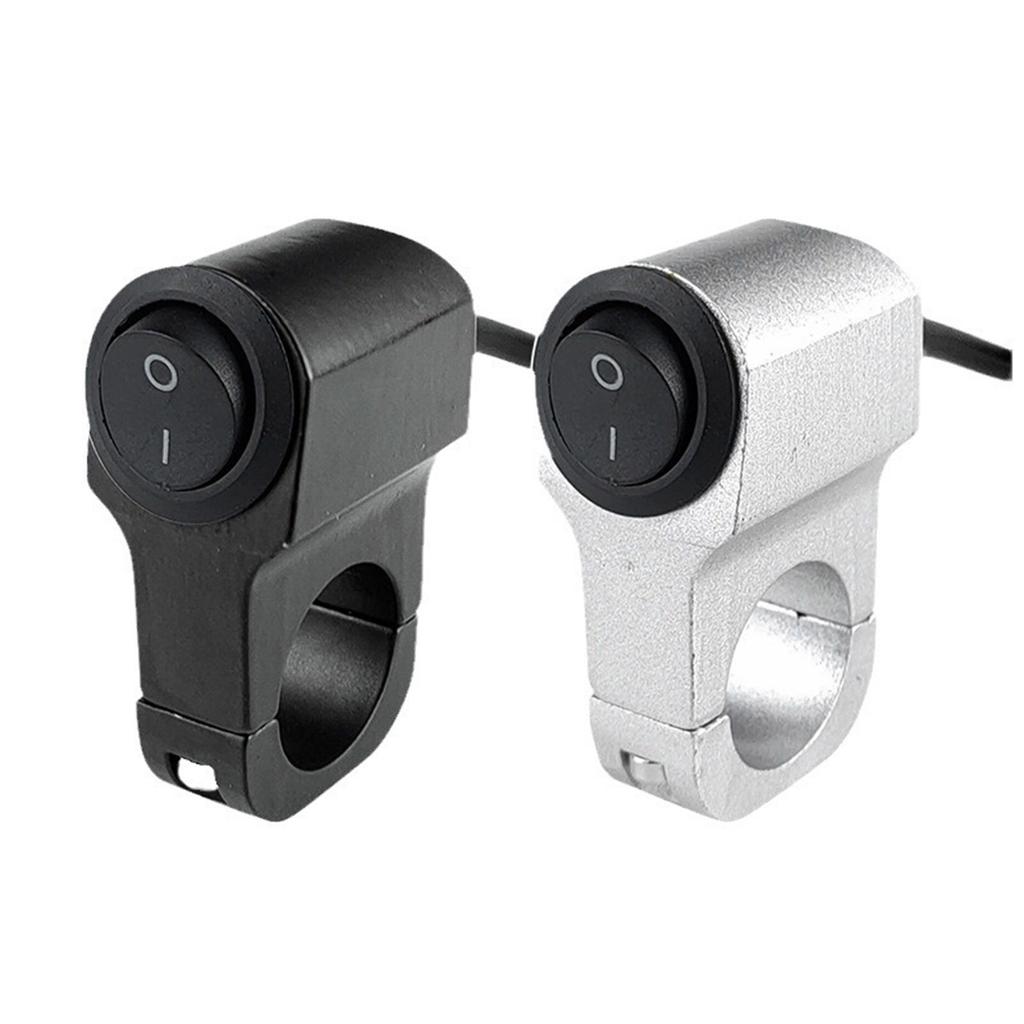Motorbike Accessory Fog Light Spotlight On/Off Switches Aluminum 7/8in Motorcycle Handlebar Headlight Control Switches