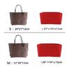 Hochwertige Filz-Handtaschen-Einsatztasche Aufbewahrungstasche Stütze Innenbeutel-Organisation Tragbarer Portemonnaie-Einsatz für LV Neverfull