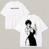 Vintage Washed Jujutsu Kaisen Anime Maki Zenin Graphic T-shirt  Men Women Clothing Short Sleeve Tees
