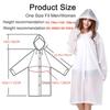 Reusable Raincoat for Kids, Rain Jacket, EVA Poncho for Children, Boys and Girls