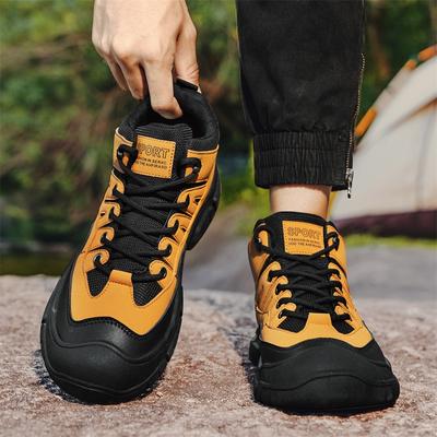 New Autumn Men's Hiking Shoe Anti Slip and Puncture Resistant Training Shoes Casual and Versatile Sports Shoe Trendy and Durable