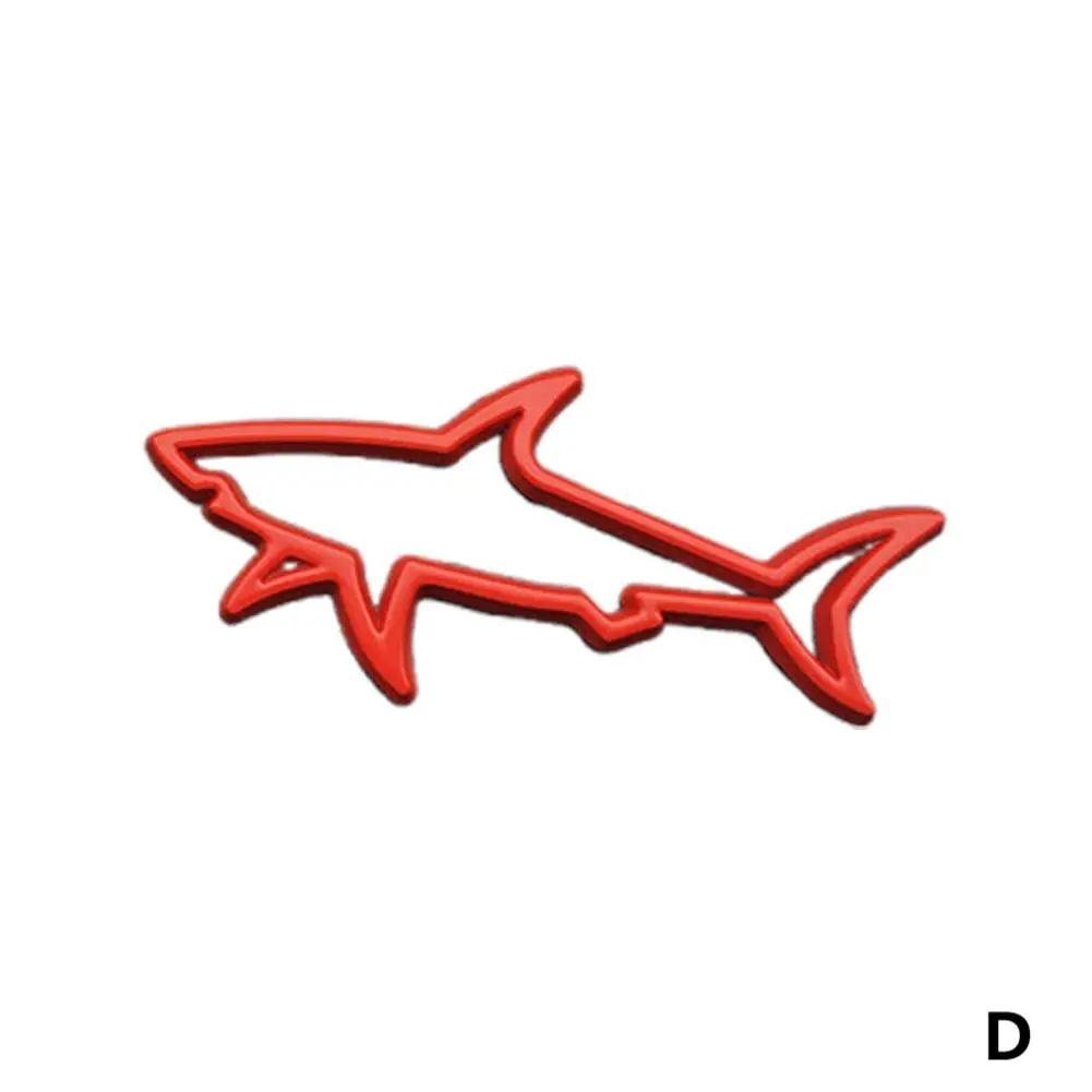 

3d Metal Car Styling Sticker Hollow Fish Shark Emblem Automobiles Computer Fuel Motorcycle Decals Accessories Decals Cap Ba D3o2 красный