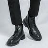 Fashionable Trendy Leather Men's Boots Luxury Brand High Top Men Chelsea Boots High-quality Non Slip Sole Business Leather Boots